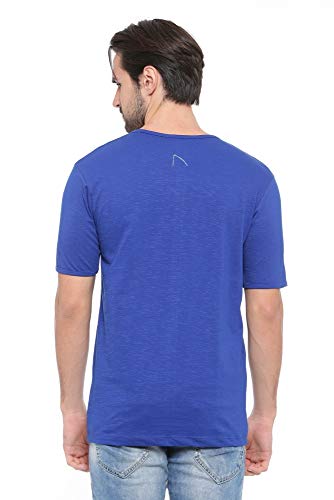 Image of SHOWOFF Men's Solid Regular T-Shirt (WTS141 RoyalBlue L)