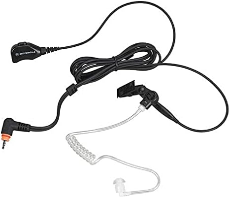 PMLN7157A PMLN7157 - Kit de vigilancia Motorola de 2 cables con tubo translúcido, color negro