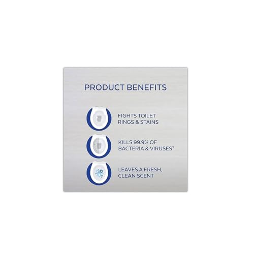 Image of Lysol Bleach Toilet Bowl Cleaner, 216oz (9X24oz), 10X Cleaning Power
