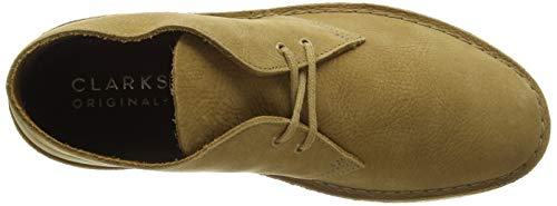 Image of CLARKS Men's Desert Boot Chukka Boot, Black Leather, 13 M US