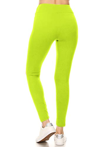 Image of Leggings Depot High Waisted Leggings for Women Buttery Smooth & Soft Women's Solid Yoga - Reg, Plus, 1X3X, 3X5X