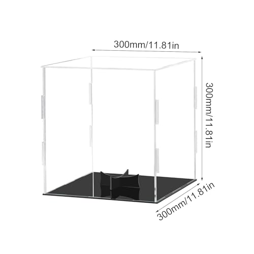 Soporte de baloncesto transparente y caja para figuras de voleibol 4