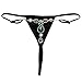 Eyraevor Women Crystal G-string Thong Rhinestone Panties Underpants Body Jewerly Underwear With Hip Chain
