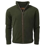 GAME Mens Stanton Fleece Jacket - Forest Green Medium Green