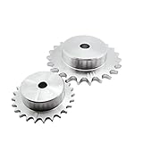 Precision Industrial Drive Sprocket Wheel 10T-20T 08B Chain Gear Bore 12/14mm 304 Stainless Steel for 08B Chain - 1PC(18 Teeth)