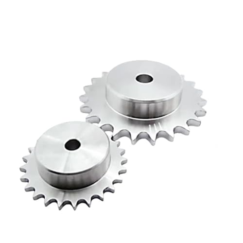 Precision Industrial Drive Sprocket Wheel 10T-20T 08B Chain Gear Bore 12/14mm 304 Stainless Steel for 08B Chain - 1PC(24 Teeth)