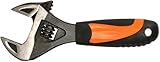 Con una llave de tornillo, puedes soltar y fijar diferentes tornillos. Las cómodas asas acolchadas son antideslizantes y proporcionan comodidad y seguridad al usar el dispositivo. El mango perfilado garantiza un manejo estable de la herramienta. La llave única te servirá durante muchos años.