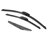 Tergicristallo Auto per BAIC X25 2017 2018 2019 22'+16' Anteriore Spazzola tergicristallo Gomma Idrorepellente Braccio Tergicristallo Ricambio Accessori.