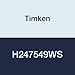 Timken H247549WS Tapered Roller Bearing, Single Cone, Standard Tolerance, Straight Bore, Keyway, Steel, Inch, 9.2500" ID, 4.4375" Width
