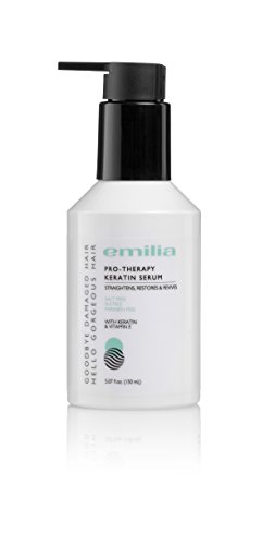 Emilia Pro-Therapy Keratin Hair Treatment, Hair Serum to Supplement Hair Health, Deep Conditioning Effects For Damaged and Dry Hair
