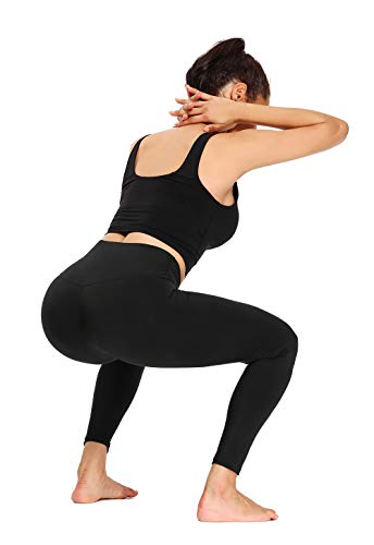 image for Ronanemon High Waist Yoga Pants with Pockets for Women - Tummy Control