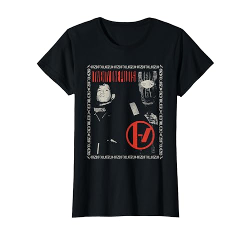 Twenty One Pilots Framed in T-Shirt, Femme, Noir, M