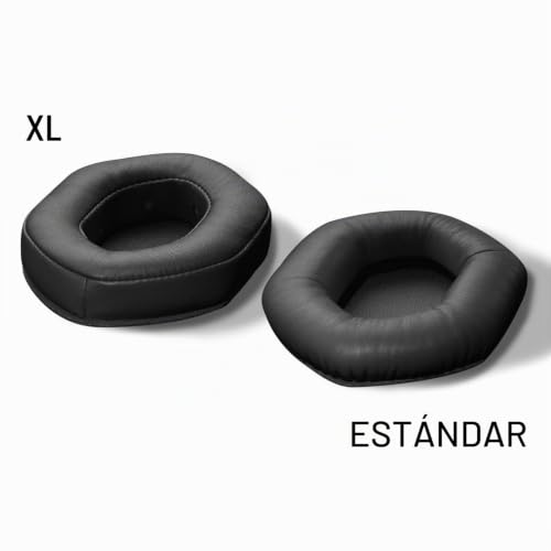 Almohadillas V-Moda XL Memory Cushions negro para eliminar la presión en las orejas 3