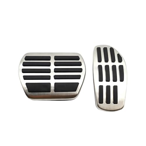 Nissan Qashqai J11 2014-2018 X-Trail Rogue T32 Kicks Altima Juke 2019 Micra K14 ガス燃料ブレーキフットペダルパッドプレートキットセットに適合(AT 2pcs)