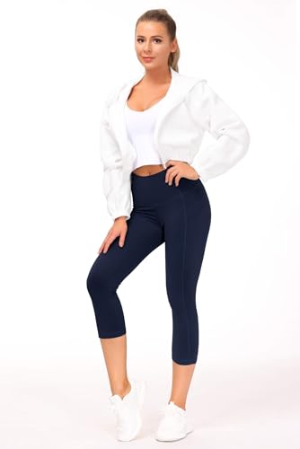 THE GYM PEOPLE Womens' Yoga Pants High Waist with Pocket Tummy Control2