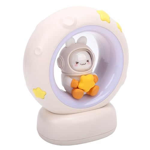 Lámpara de mesa de noche con conejito recargable miniatura 4