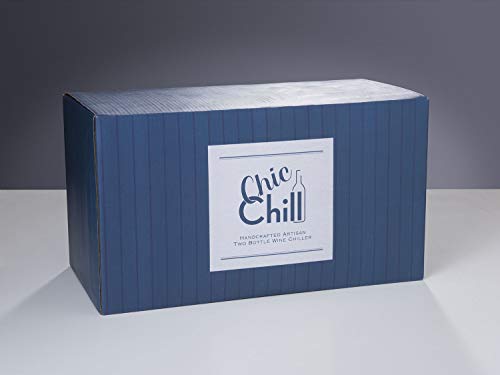Chic Chill Handcrafted Artisan 2 bottle Champagne and Wine Chiller (Copper)