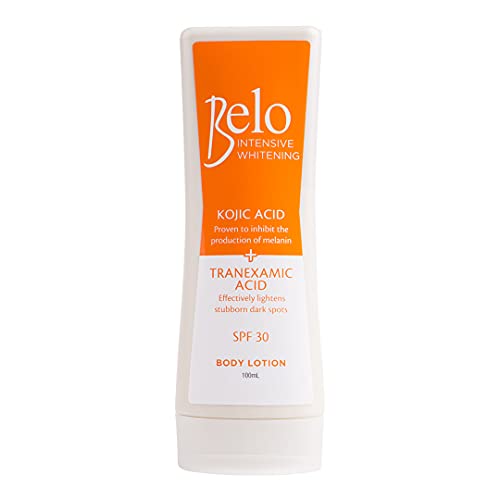 Éliminer taches brunes corps avec Kojic Belo crème tranexamique SPF 30