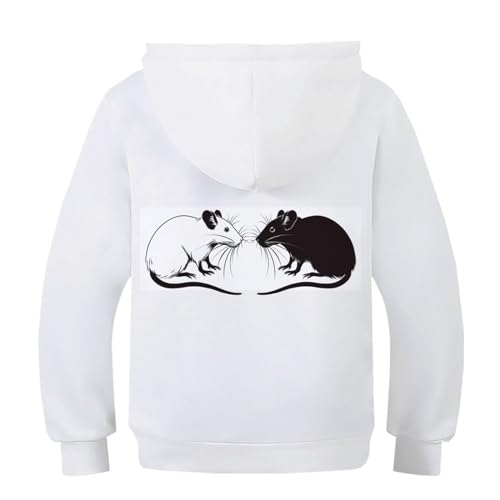 Pullover à capuche unisexe ADOVZ sweat molleton vêtement de loisirs confortable - 3