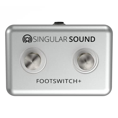 Singular Sound Dual Momentary Footswitch Plus for use with BeatBuddy, Effects Pedals, and Electronic...