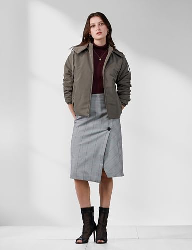 Image of Qube By Fort Collins Women Polyester Standard Length Jacket