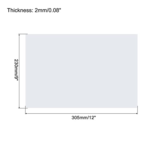 Image of uxcell EVA Foam Sheets White 12 Inch x 9 Inch 2mm Thickness for Crafts DIY Pack of 30