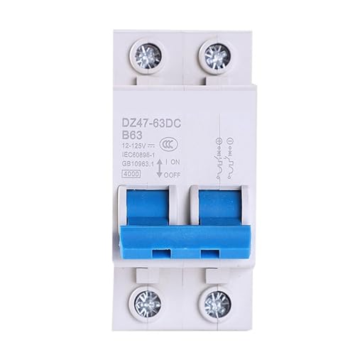Evita averías en baterías con el disyuntor CC 2P 32A contra sobrecargas de 12V a 125V