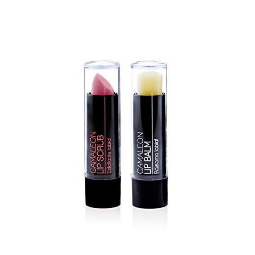 Camaleon Cosmetics, Kit Reparador Labios Fresa, 2 Unidades, 8gram