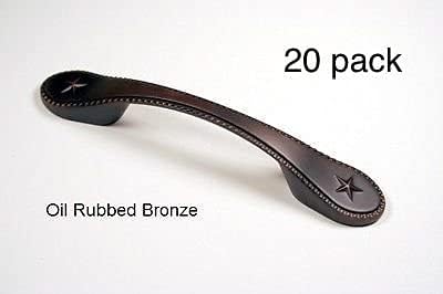 Two Star Pull ORB Western Cabinet Hardware Drawer PULLS Texas Star KNOBS (20)