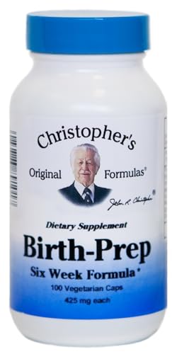 Image of Christopher's Original Formulas Birth-Prep Capsules 100 ct - Herbal Blend for Expectant Mothers - Supports Natural Preparation for Childbirth