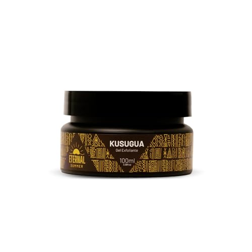 AOKlabs- KUSUGUA Gel Exfoliante, exfoliante facial y corporal natural, exfoliante limpiador de cacao con semillas de argán 100% biodegradables 100ml.