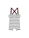 Gocco Traje DE BAÑO Rayas MARINERAS Maillot Une pièce, Bleu Marine (A4), 74 Bébé garçon
