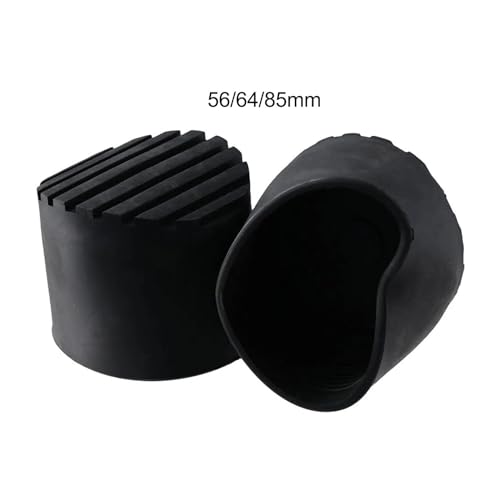 Image of Pack of 2 Extension Ladder Feet Cushion Boots Round Sturdy Replacement Parts 5.6cm