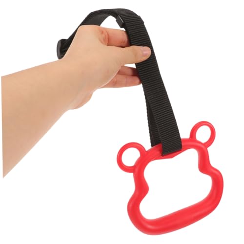 Anillas ajustables para gimnasia y entrenamiento fitness rojo miniatura 7
