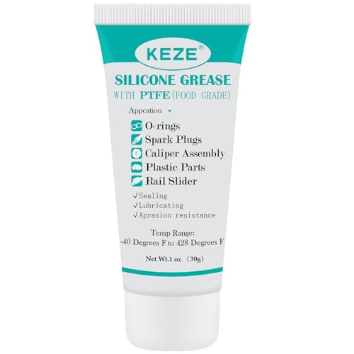 KEZE 92003 Silicone Grease with PTFE,Teflon-Based...