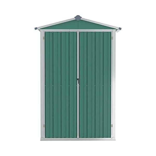 Leepesx Gerätehaus, Geräteschuppen, Gartenhütte, Fahrradgarage, Gartenschuppen, Gartenhã¤User & Aufbewahrung, Grün 107… – Bild 6