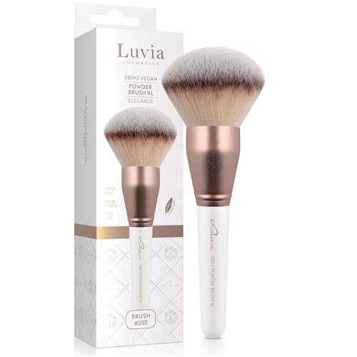 Pinceau de maquillage professionnel Luvia XXL pour poudre libre