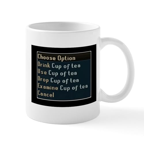 CafePress Runescape Cup Of Tea Novelty Mug Mugs 11 oz (325 ml) Ceramic Coffee Mug