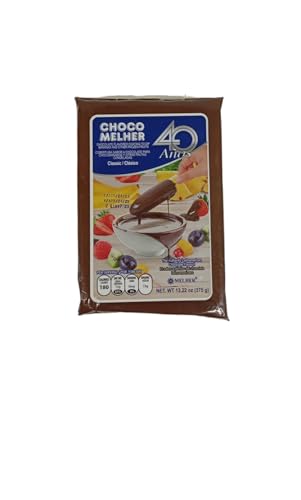 CHOCOLATE MELHER - COBERTURA SABOR A CHOCOLATE PARA CHOCOBANANOS Y OTRAS FRUTAS -375 G