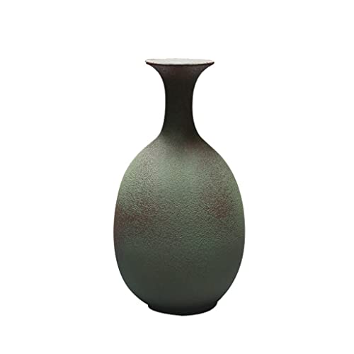 Décoration de porche zen avec ce vase japonais en céramique fait main