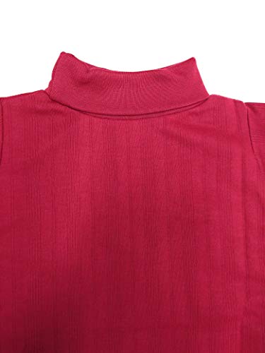 Image of TANGY Kids New Born Infant Baby Boys and Baby Girls Full Sleeves Turtle High Neck Skiwi in Plain Solid Color