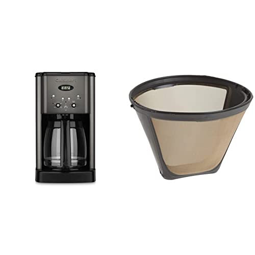 Image of Cuisinart 12 Cup Coffee Maker Bundle with Gold Tone Filter