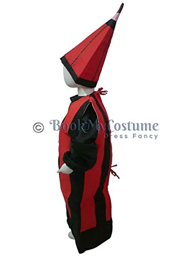 Image of BookMyCostume Pencil Daily-Life Objects Kids Fancy Dress Costume 4-5 years