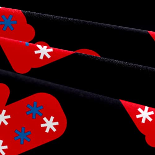 Parure de lit gants de Noël avec housse de couette rouge 3 pièces