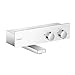 Produktbild hansgrohe Wannenthermostat ShowerTablet 350 Aufputz, Weiß/Chrom