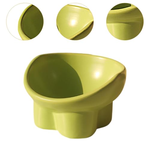 Accessoires pour animal contre les vomissements avec bol surélevé vert - 3