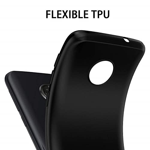 Image of Mobile Back Cover Case for Moto G6 Plus (Silicone Case|CameraProtection|Black SC1510)
