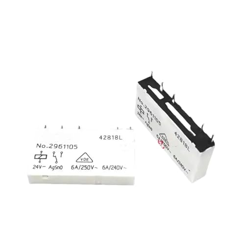 Relais 2961105 24V 6A 5 broches composant électronique de rechange pour carte PCB