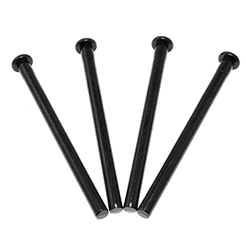 Door Hinge Pin Maxmoral 4pcs 3.5 Inches Hinge Pins for Interior Door Security Replacement Black