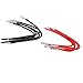 RC Motor Cable, 4.0mm Rubber Plug, 16AWG Silicone, Premium core Wire, 200 Â° C, for 380/390/540/550/775/795 Brushed Motors, Traxxas Trx4 D90, 10 Pieces / Set (5 red + 5 Black)